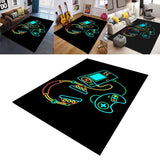 Maxbell Non Slip Rugs Soft Floor Carpet Game Room Bedroom Modern Pattern 6 100x120cm