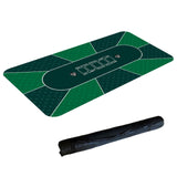 Maxbell Texas Hold'em Poker Mat Portable Poker Table Top with Art Deco Style2