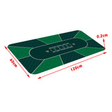 Maxbell Texas Hold'em Poker Mat Portable Poker Table Top with Art Deco Style2