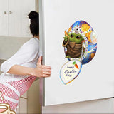 Maxbell Easter Window Clings Decorations Window Stickers Decals for Home Shop Cafe