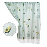 Maxbell Double Layer Polyester Mesh Curtain Window Curtain Drapes Style 2 1.0x1.5M