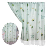 Maxbell Double Layer Polyester Mesh Curtain Window Curtain Drapes Style 2 1.0x1.5M