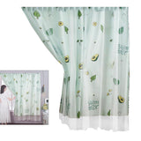 Maxbell Double Layer Polyester Mesh Curtain Window Curtain Drapes Style 3 1.2x1.8M
