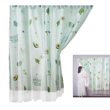 Maxbell Double Layer Polyester Mesh Curtain Window Curtain Drapes Style 3 1.2x1.8M