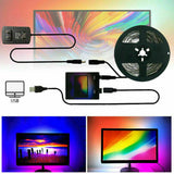 Maxbell LED Strip Light Music TV Led Backlight for RGB USB Powered Led Strip Light 5m