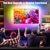 Maxbell DIY 5050 LED Strip Lights with Remote Controller for Room TV Kitchen Desk 2m