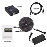 Maxbell DIY 5050 LED Strip Lights with Remote Controller for Room TV Kitchen Desk 2m