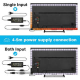 Maxbell 1M/2M/3M/4M/5M RGB 5050 LED Strip Lights Color Changing Tape Light for TV 4m