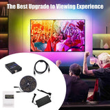 Maxbell 1M/2M/3M/4M/5M RGB 5050 LED Strip Lights Color Changing Tape Light for TV 4m