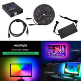 Maxbell DIY LED Strip Lights Color Changing Tape Light for Room Bedroom TV Desk Home 3m