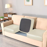 PU-Leather Stretch Sofa Seat Cushion Cover Slipcover 1 Seater