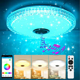 Maxbell Ceiling Light Bluetooth Music Speaker Dimmable Color Changing Lamp 36W 110V
