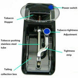 Maxbell Automatic Electric Tobacco Roller Cigarette Injector Rolling Machine Red