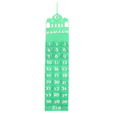 Maxbell Ramadan Countdown Calendar Eid Mubarak Advent Calendar Style D Green