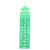 Maxbell Ramadan Countdown Calendar Eid Mubarak Advent Calendar Style D Green