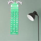 Maxbell Ramadan Countdown Calendar Eid Mubarak Advent Calendar Style D Green