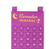 Maxbell Ramadan Countdown Calendar Eid Mubarak Advent Calendar Style F Purple