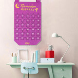 Maxbell Ramadan Countdown Calendar Eid Mubarak Advent Calendar Style F Purple