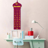 Maxbell Ramadan Countdown Calendar Eid Mubarak Advent Calendar Style A Wine Red