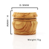 Maxbell Tobacco Grinder Tobacco Grinding Machine Herb Grinder Smoking Accessories Yellow 50x44mm