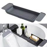 Bath Caddy Tray Tub Bathtub Shelf Holder Rack for Bathroom Luxury Reading B