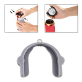 Maxbell Universal Safety Can Opener Easiest Durable Drink Opener Kitchen Tools Grey