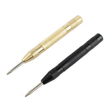 Maxbell 2PCS Center Hole Punch Strikes Surface Hammer Spring Loaded Window Breaker