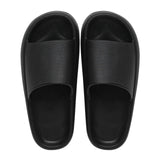 Maxbell Unisex Home Slippers Men and Women House Slipper for Bathroom Black 44-45