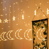Maxbell Eid String Light Wedding Party Holidays LED Curtain Lights Warm White
