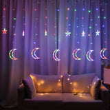 Maxbell Eid String Light Wedding Party Holidays LED Curtain Lights Colorful