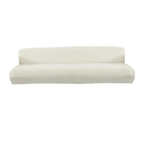 Elastic Sofa Slipcover Plain Furniture Protector Washable Lounge Cover white 3 seat