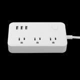 Maxbell Multi Outlets Surge Protector Power Strip ,3 USB Charging Ports,Flat Plug