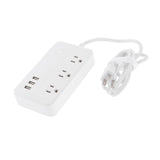 Maxbell Multi Outlets Surge Protector Power Strip ,3 USB Charging Ports,Flat Plug