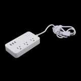 Maxbell Multi Outlets Surge Protector Power Strip ,3 USB Charging Ports,Flat Plug