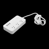 Maxbell Multi Outlets Surge Protector Power Strip ,3 USB Charging Ports,Flat Plug