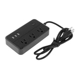 Maxbell US Plug Electrical Socket Extension Power Strip 3.5A 3 USB Charger Adapter