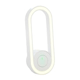 Maxbell LED Circle Night Light Smart Dusk To Dawn Office Kitchen Bathrooms Kids Room white