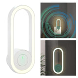 Maxbell LED Circle Night Light Smart Dusk To Dawn Office Kitchen Bathrooms Kids Room white