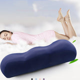 Home Sleeping Leg Support Bed Pillow Cushion Memory Foam Leg Foot Rest Blue