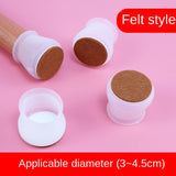 Silicone Table Chair Leg Protection Cover Furniture Feet Pad White 52PCS