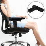 Comfort Office Chair Armrest Pads Extra Thick Cover Cushions Support Forearm black