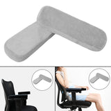 Comfort Office Chair Armrest Pads Extra Thick Cover Cushions Support Forearm gray