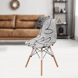 Stretch Shell Chair Seat Cover Banquet Home Hotel Dining Room Soft Slipcover color 6