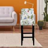 Elastic Short Back Chair Seat Cover Bar Stool Slipcover for Home Hotel C