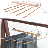 Maxbell 5-in-1 Pants Trousers Rack Shelves Multi-functional For Wardrobe Hangers
