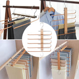 Maxbell 5-in-1 Pants Trousers Rack Shelves Multi-functional For Wardrobe Hangers