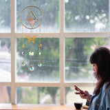 Maxbell Geometric Clear Crystal Suncatcher Prisms Garden Window Decor Ornaments