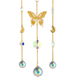 Maxbell Geometric Clear Crystal Suncatcher Prisms Garden Window Decor Ornaments
