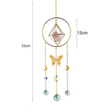 Maxbell Geometric Clear Crystal Suncatcher Prisms Garden Window Decor Ornaments