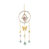 Maxbell Geometric Clear Crystal Suncatcher Prisms Garden Window Decor Ornaments